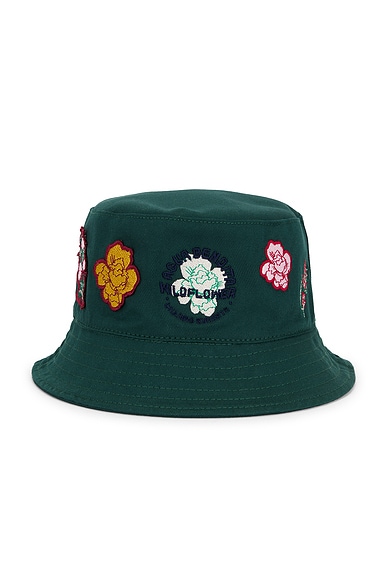 Agua Bendita Sibyl Bucket Hat in Dark Green