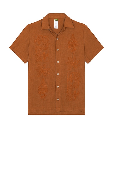 Agua Bendita Jack Shirt in Coral