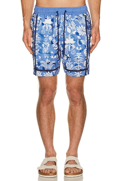 Agua Bendita Fredie Trunks in Blue