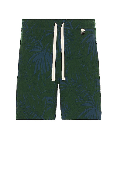 Agua Bendita Ian Honolulu Swim Shorts in Green | Smart Closet