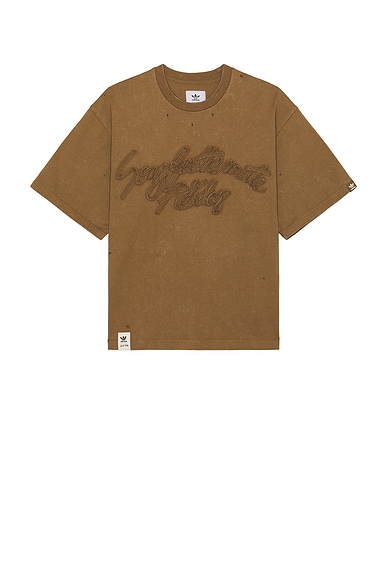 adidas by Song for the Mute Wash Tee in Earth