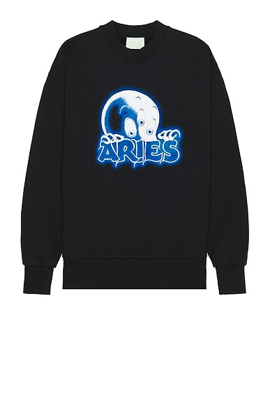 Aries Kasper Sweater in Black
