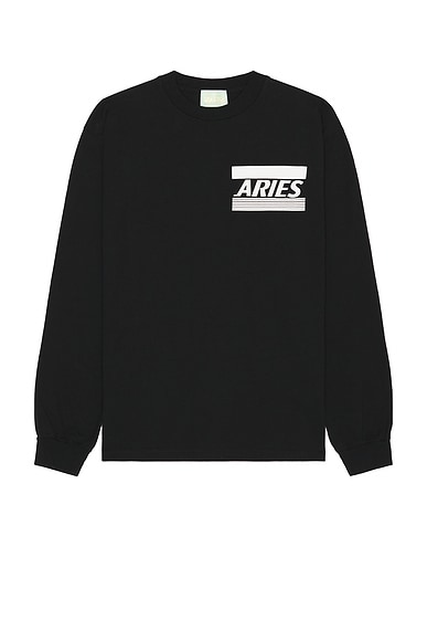 Aries Credit Card Tee in Black