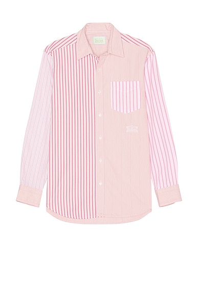 Patchwork Long Sleeve Shirt