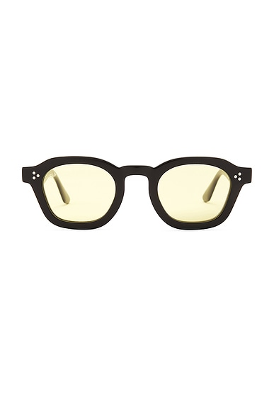 AKILA Logos Sunglasses in Black & Yellow