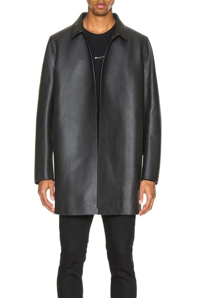 Alyx Leather Coats In Black