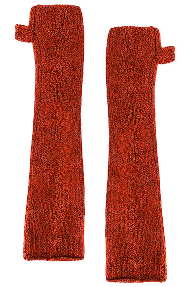 Aisling Camps Arm Warmers in Rust