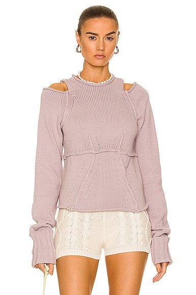 Aisling Camps Collarbone Sweater in Lavender