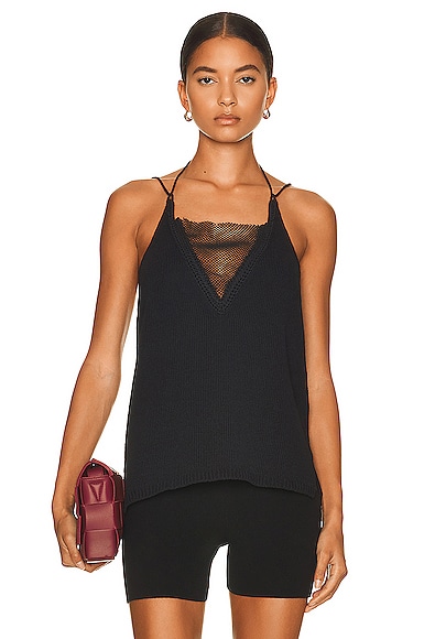 Aisling Camps Fretwork Top In Black