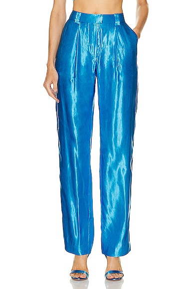 Aje Gracious Pant in Azure Blue