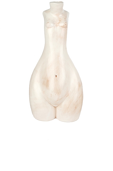 Anissa Kermiche Tit for Tat Tall Candlestick Holder in Marble
