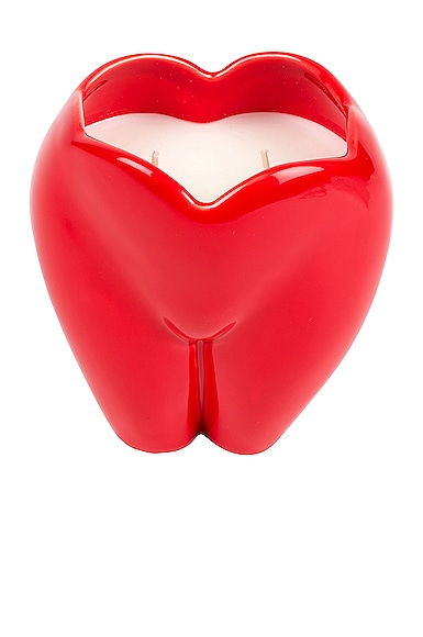 Anissa Kermiche Bottom Of My Heart Candle In Red