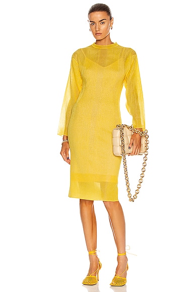 Click to view more detailed imagery on our partner's website Aknvas Sally Dress In Sunny Yellow