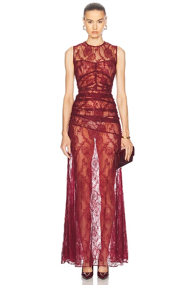 Zimmermann Cut Out Maxi Dress in Ginger Paisley | FWRD