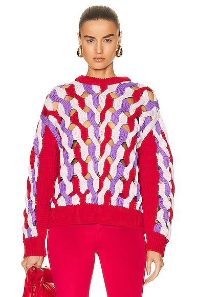AKNVAS Hayley Sweater in Red