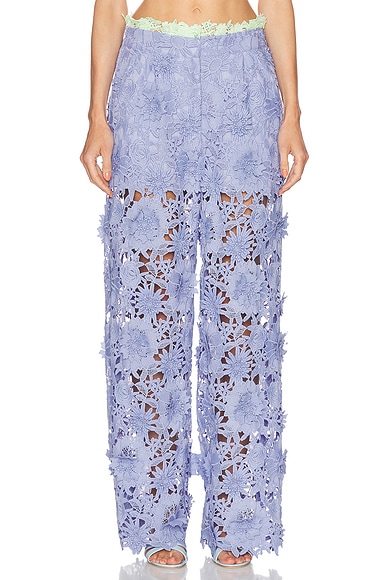 Acne Studios 1981 Wide Leg in Blue & Multi | FWRD