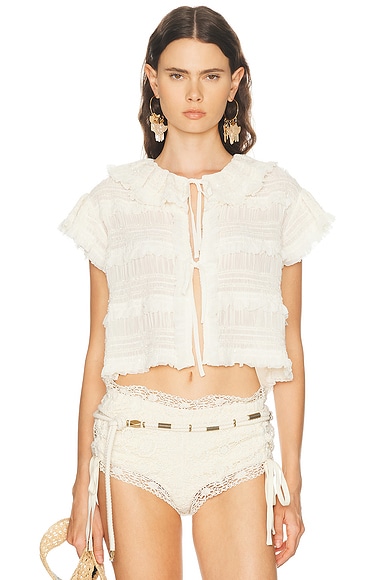 Audra Ruffled Blouse