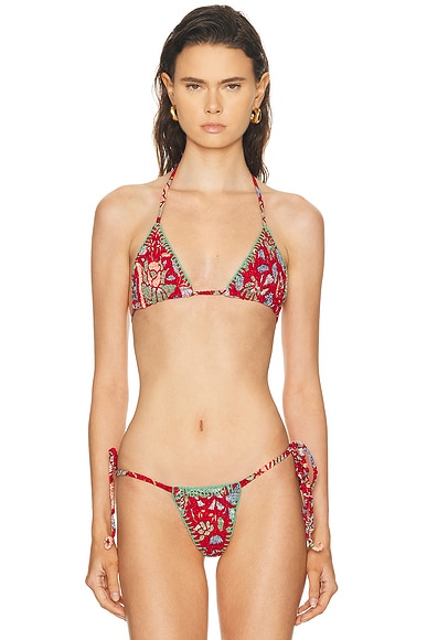 Batik Smock Crochet Bikini Set