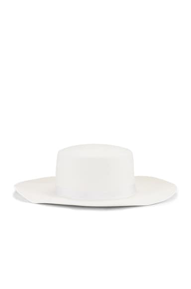 ALBERTA FERRETTI Circle Hat in White | FWRD