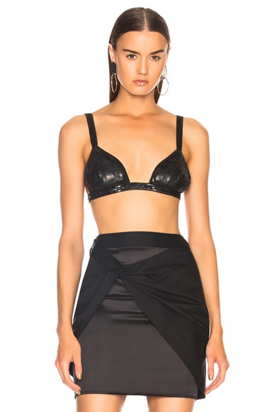 Sequin Triangle Bra