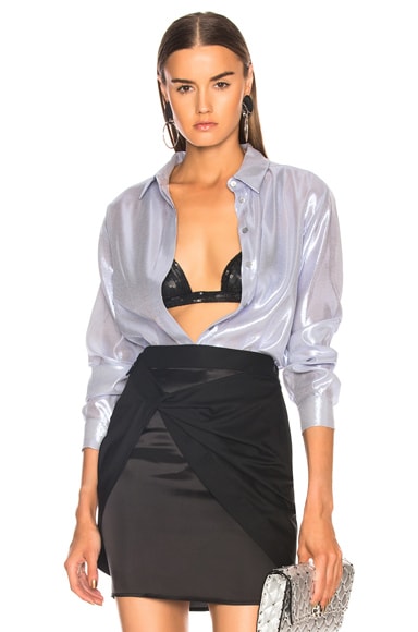 Metallic Silk Shirt