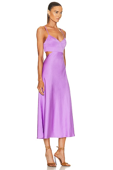 Shop A.l.c Blakely Dress In Amethyst Orchid