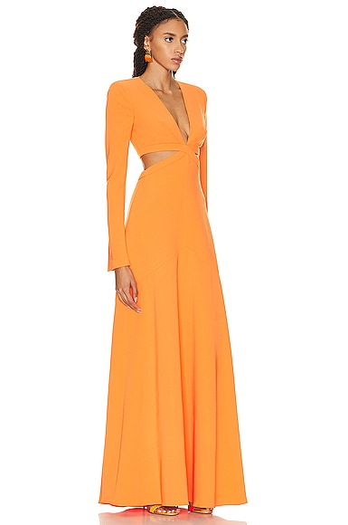 Shop A.l.c Issa Dress In Vivid Orange