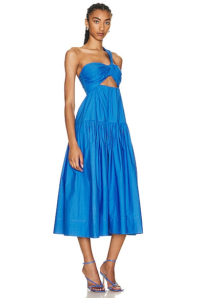 Shop A.l.c Aubrey Dress In Coastal Blue