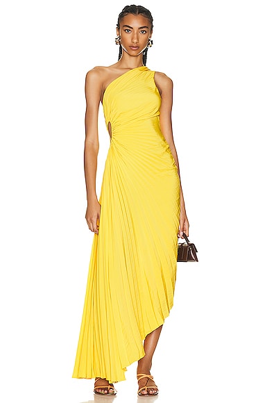 A.L.C. Delfina Dress in Yellow