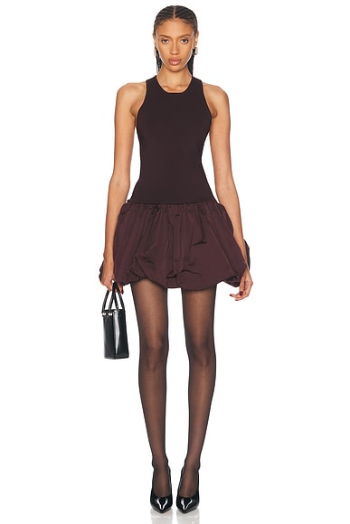 A.L.C. Eloise Dress in Chocolate Plum