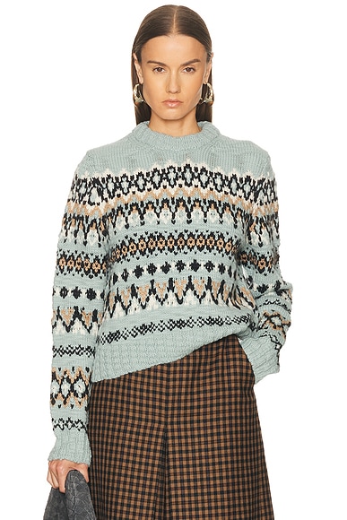 A.L.C. Ella Sweater in Slate Blue Multi