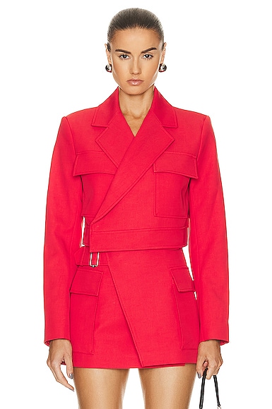 A.L.C. Reeve Jacket in Ruby