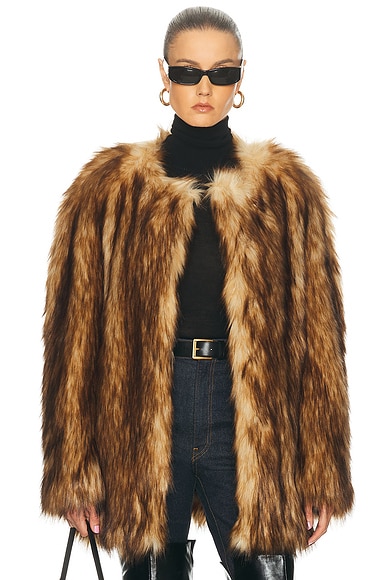 A.L.C. Bria Coat in Brown
