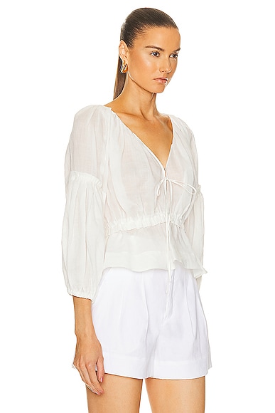 Shop A.l.c Leighton Top In White