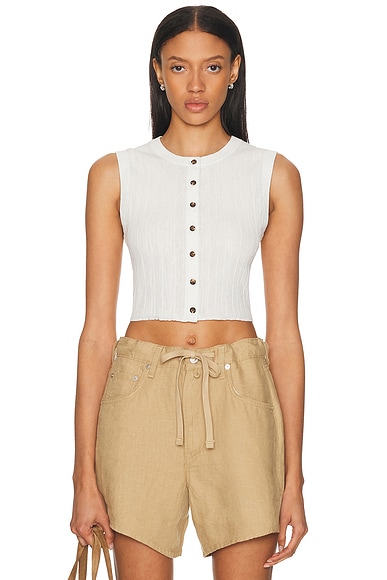 A.L.C. Lottie Top in Bright White