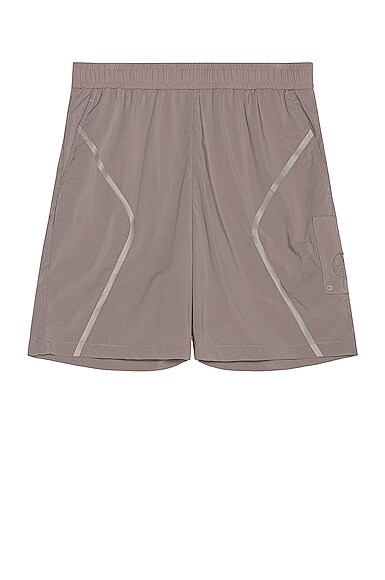 A-cold-wall* Welded Corbusier Knee-length Shorts In Flint