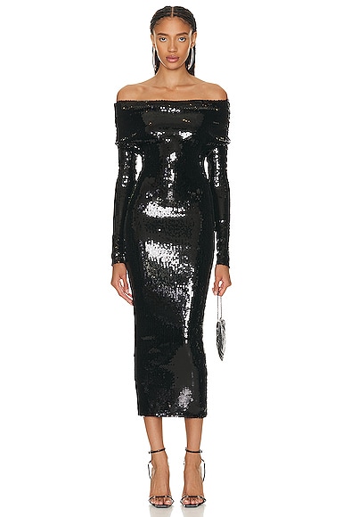 Alexandre Vauthier Couture Edit Dress in Black