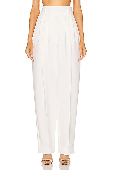 Alexandre Vauthier Compact Pant in White