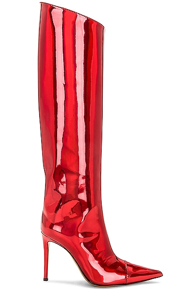 Alexandre vauthier red boots clearance