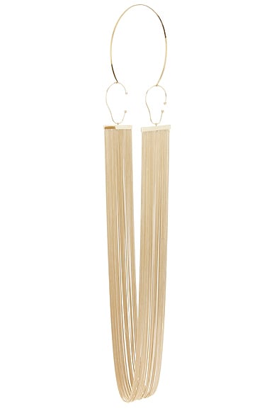 ALAÏA Headpiece in Or Clair