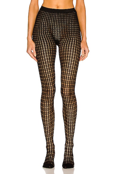 Lace Stretch Viscose Tights