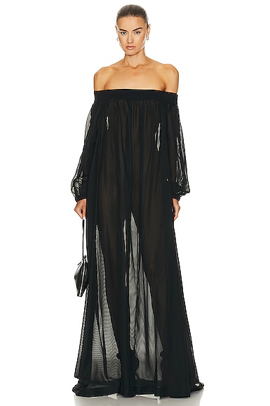 Mara Hoffman Marlow Dress in Black | FWRD