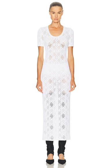 ALAΪA Tube Dress in Blanc