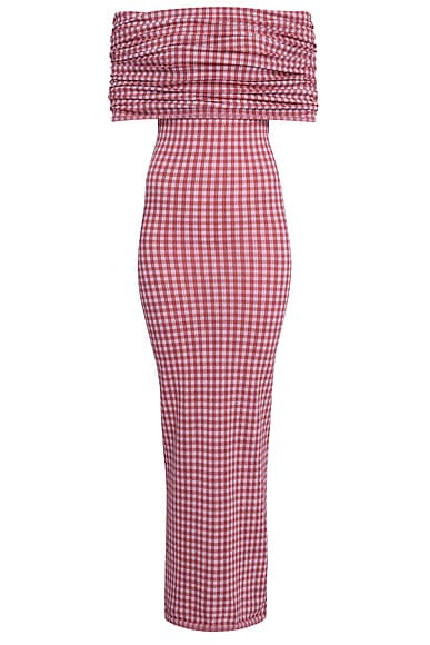 Off The Shoulder Midi Dress