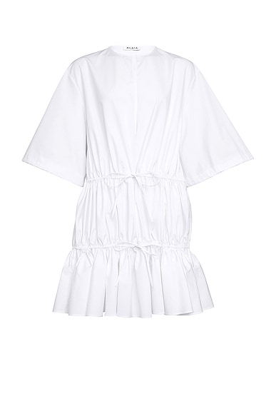 Short Sleeve Ruffle Dress