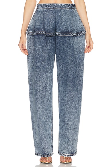 【NEW限定品】 Sky High Farm Workwear ユニセックスデニムダブルニーワーク パンツ