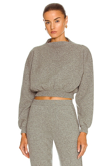 Cropped Relaxed Sweater