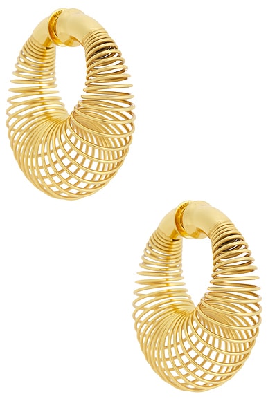 Spiral Hoop Earrings