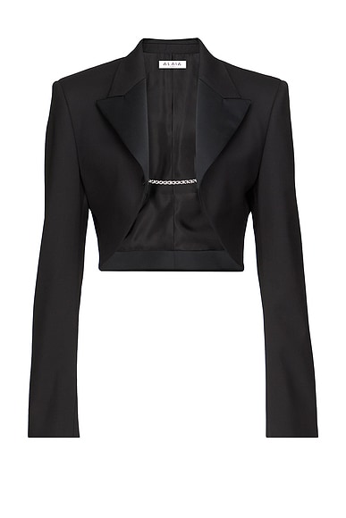 ALAΪA Tuxedo Bolero Blazer