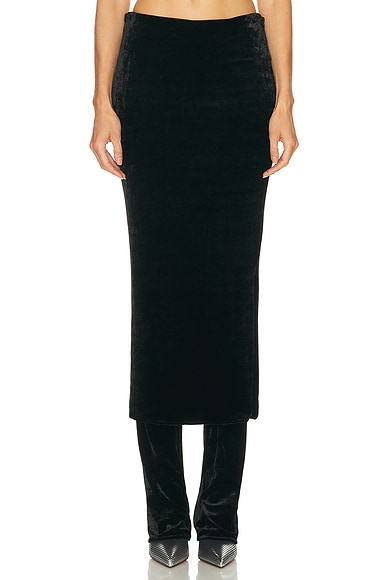ALAÏA  Skirt Pant in Noir